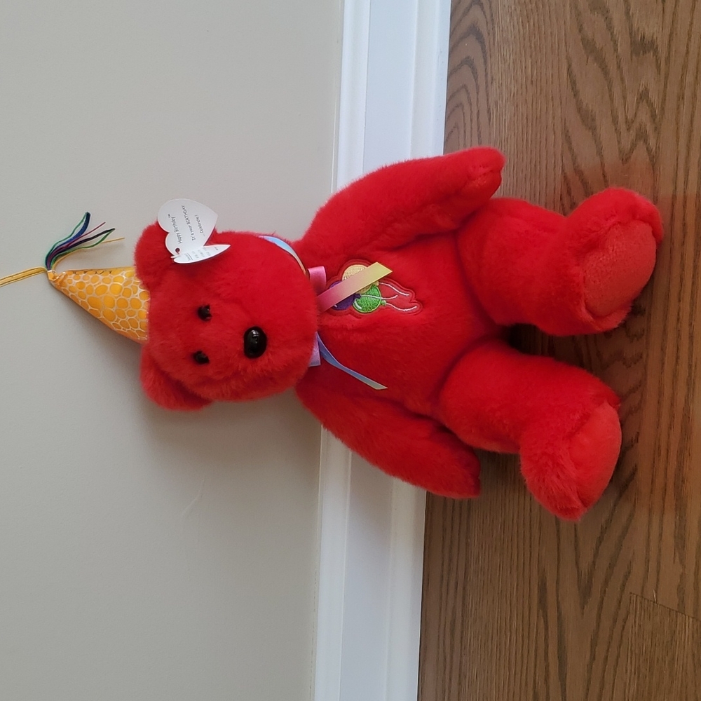 Ty Beanie Buddie Happy Birthday Bear